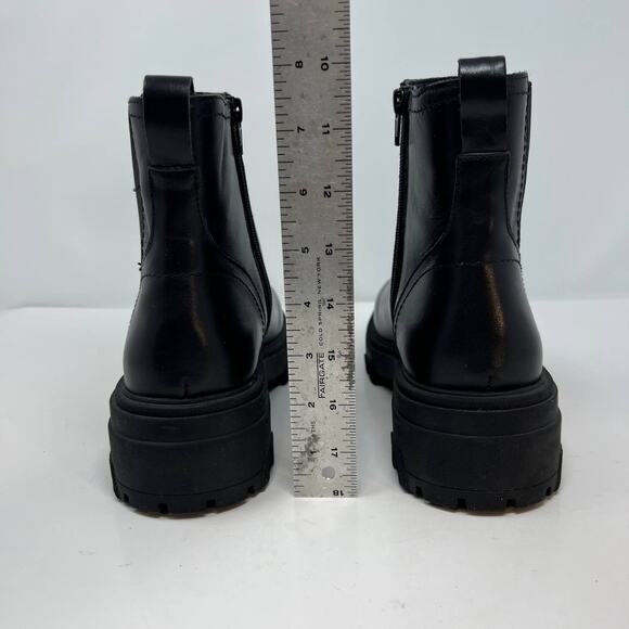 House of Harlow Women's Leather Righteous Chelsea Boots Size 8 Chunky - Picture 6 of 11